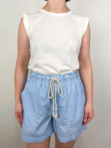 Dree Muscle Tee in Ecru - The Shoe Hive