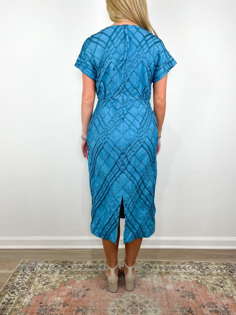 Dress Cap Sleeve in Himmelblau - The Shoe Hive