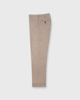 Dress Trouser in Wheat Wool Hopsack - The Shoe Hive