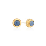 Dumortierite Stud Earrings - The Shoe Hive