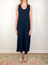 Dylan Scoop Neck Dress in British Royal Navy - The Shoe Hive
