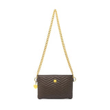 Almost Famous in Italian Espresso Leather with Moto Quilting