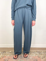 Light Weight Sweatshirting Winslow Pant in Blue Grey