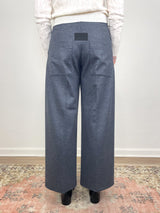 Orion Wide Leg Trousers in Charcoal