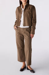 Easy Army Slouch Crop in Root - The Shoe Hive
