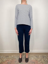Easy Boatneck in Navy Stripe - The Shoe Hive
