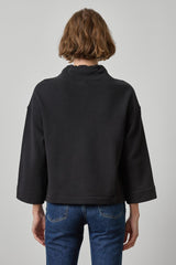 Easy Scrunch Neck in Black - The Shoe Hive