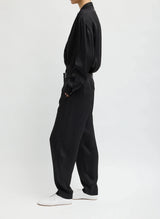 Eco Acetate Viscose Grace Trouser in Black - The Shoe Hive