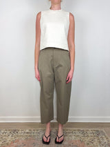 Ecru Chino Pant in Khaki - The Shoe Hive