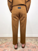 Galaxy Semi-Wide Trousers in Caramel