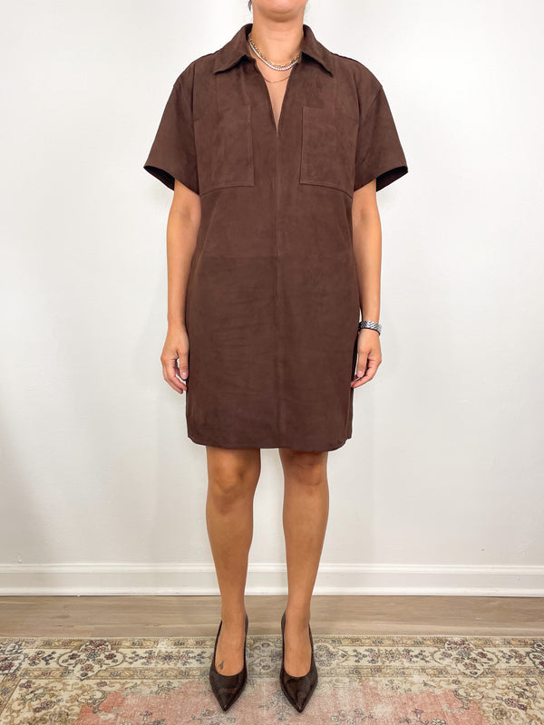 Tabby Dress in Chocolate