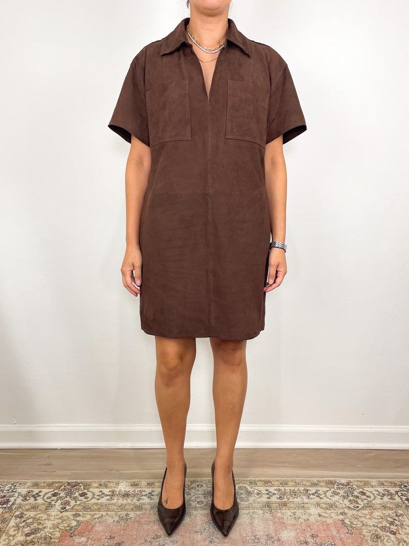 Tabby Dress in Chocolate