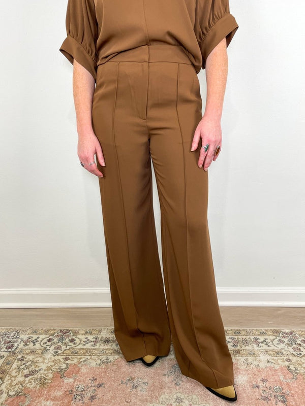 Edia Pant in Deep Ochre - The Shoe Hive