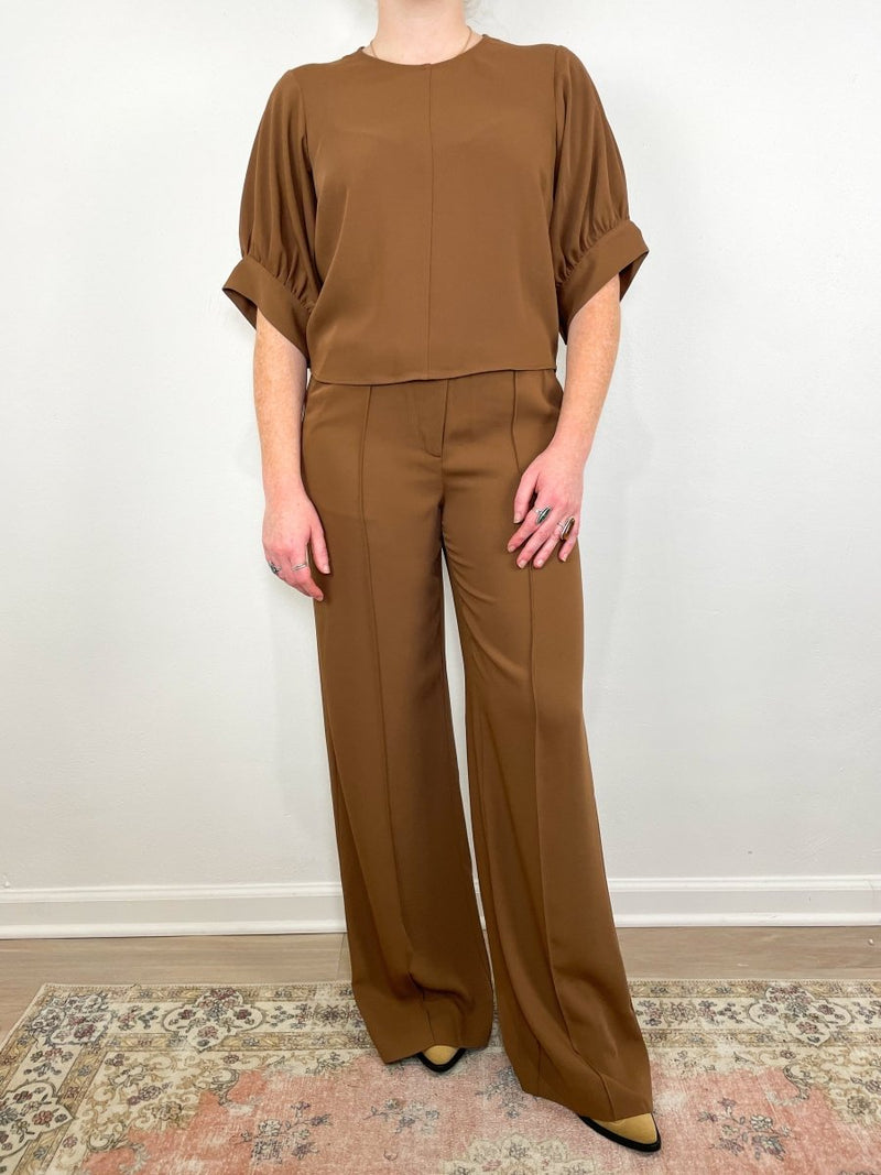 Edia Pant in Deep Ochre - The Shoe Hive