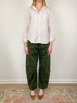 Eileen in Camel Cream Stripe - The Shoe Hive