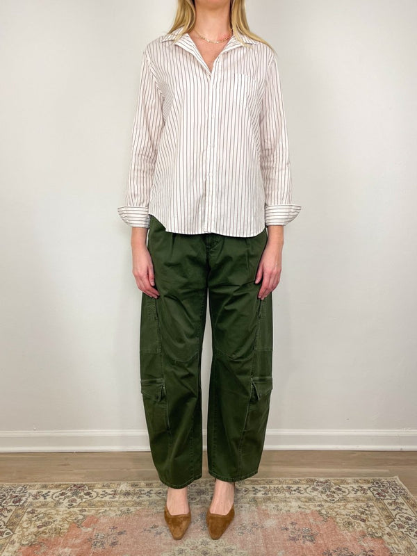 Eileen in Camel Cream Stripe - The Shoe Hive