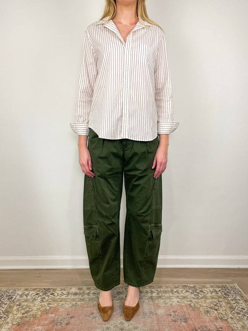 Eileen in Camel Cream Stripe - The Shoe Hive