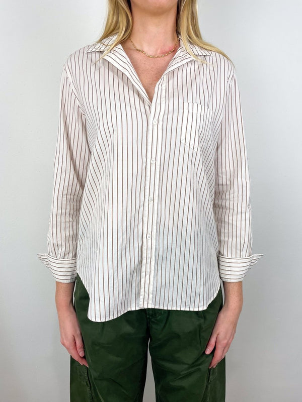 Eileen in Camel Cream Stripe - The Shoe Hive