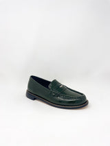 Elba in Military Crinkle Patent w/ Hardware - The Shoe Hive