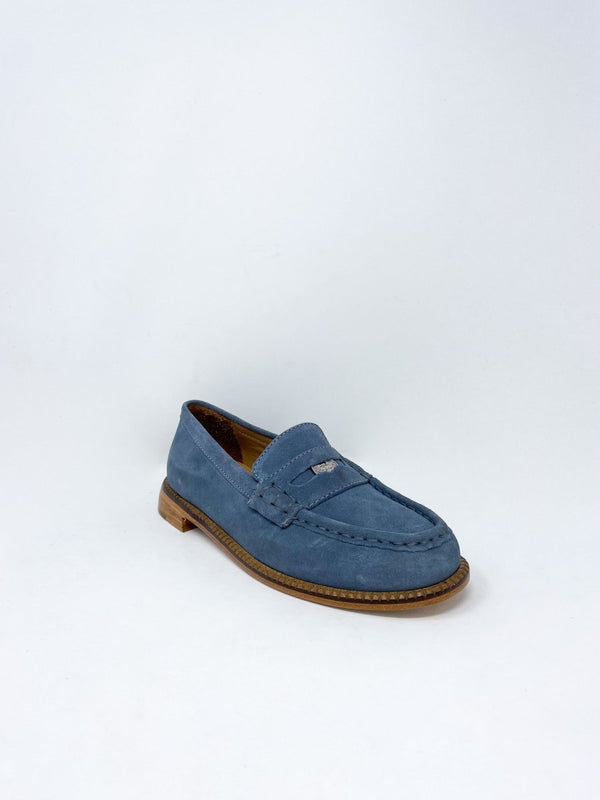 Elba in Pebble Suede w/Hardware - The Shoe Hive