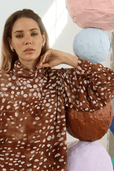 Ellerie Top in Dappled Doe - The Shoe Hive