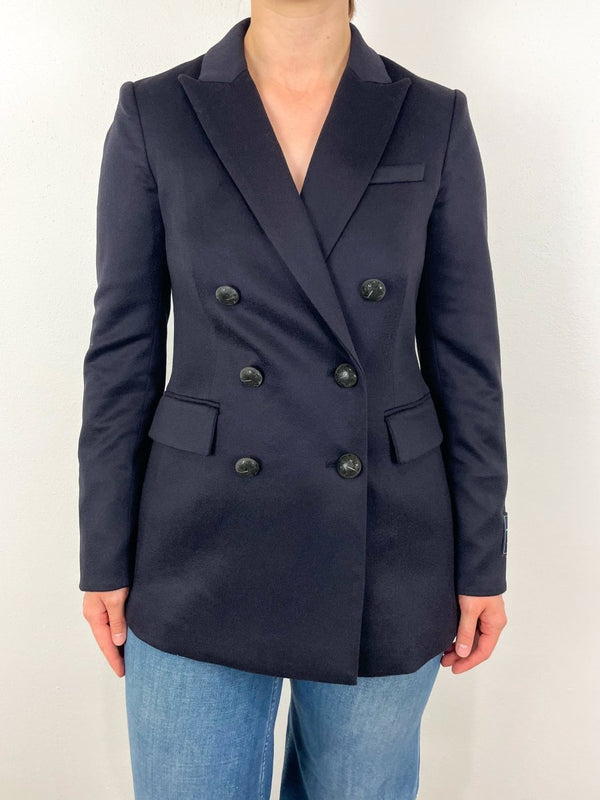 Ellette Dickey Jacket in Navy - The Shoe Hive