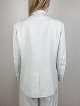 Elsa Double Breasted Blazer in Birch - The Shoe Hive