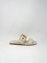 Elsy Buckles in Gesso - The Shoe Hive