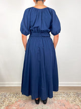 Emeline Dress in Navy - The Shoe Hive