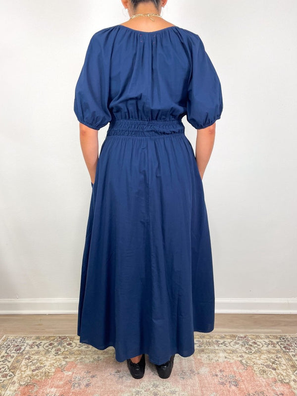 Emeline Dress in Navy - The Shoe Hive