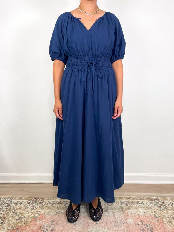Emeline Dress in Navy - The Shoe Hive