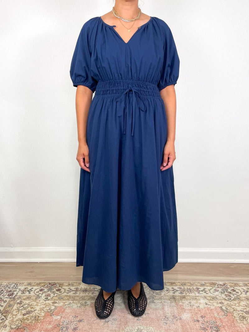 Emeline Dress in Navy - The Shoe Hive