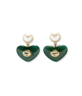 Enamored Earrings in Jade - The Shoe Hive