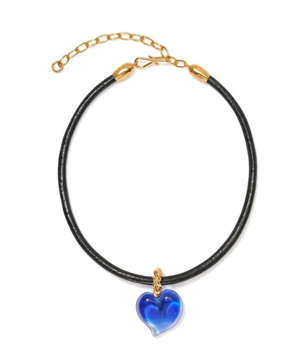 Esme Collar in Dali Heart in Blue - The Shoe Hive