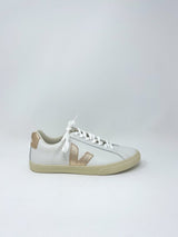 Esplar Logo Leather Extra White Platine - The Shoe Hive