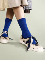 Essential Rib Trouser Crew in Cobalt - The Shoe Hive
