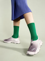 Essential Rib Trouser Crew in Green - The Shoe Hive
