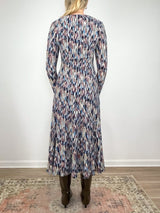 Estella Multicolor Midi Dress in Oasis - The Shoe Hive