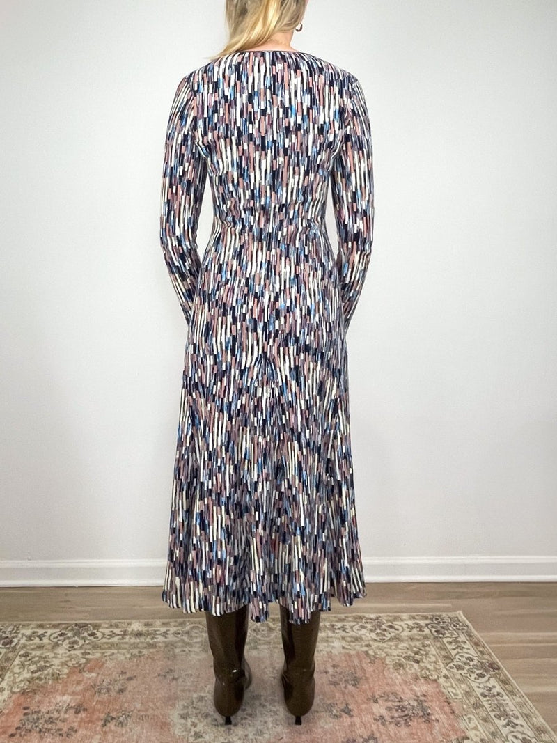 Estella Multicolor Midi Dress in Oasis - The Shoe Hive