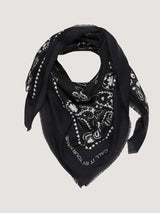 Étole Paisley in Black - The Shoe Hive