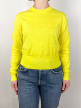 Everyday Crewneck Sweater in Lemon - The Shoe Hive