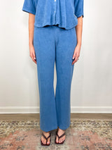 Nora Pull On Pant in Oceanic