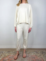 The Dance Pant in Washed White