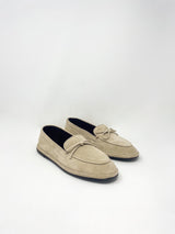 Parker Moccasin in Tan Suede