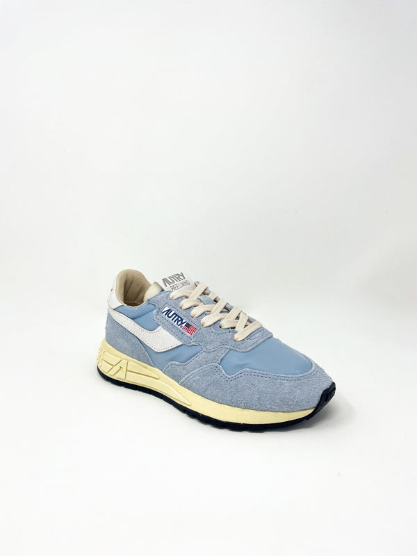 Reelwind Low Sneakers Nylon Suede White/Blue