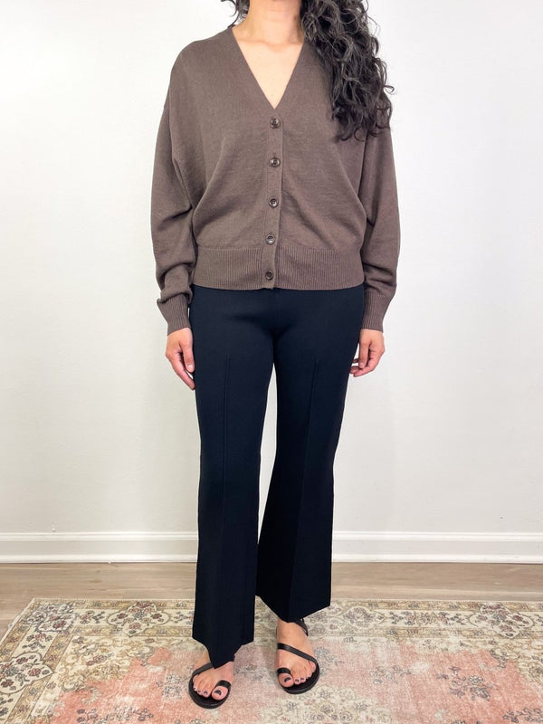 Fine Weight Cardigan in Espresso - The Shoe Hive