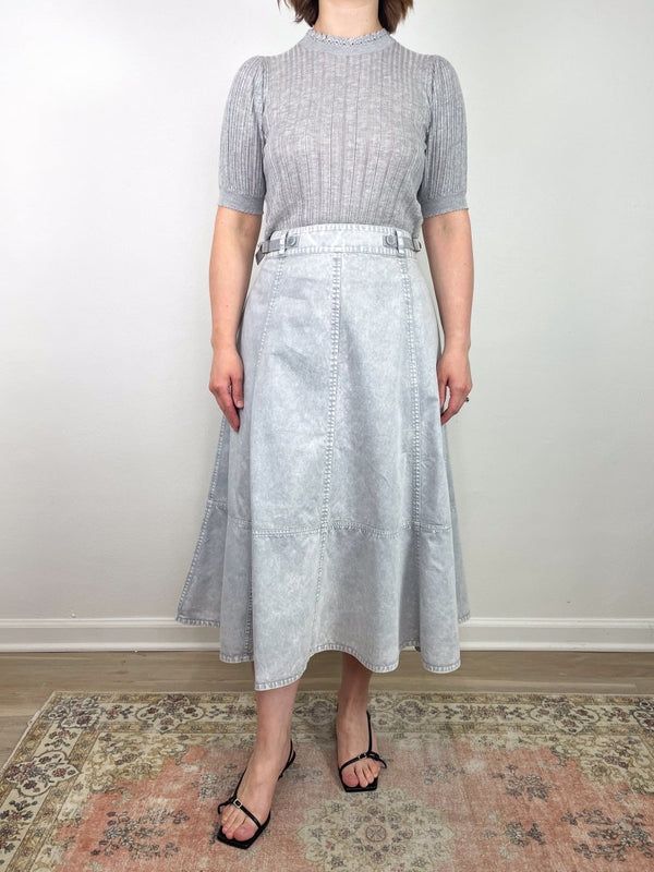 Finley High Waisted Skirt in Dune - The Shoe Hive