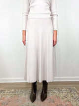 Flared Knit Skirt in Mist - The Shoe Hive
