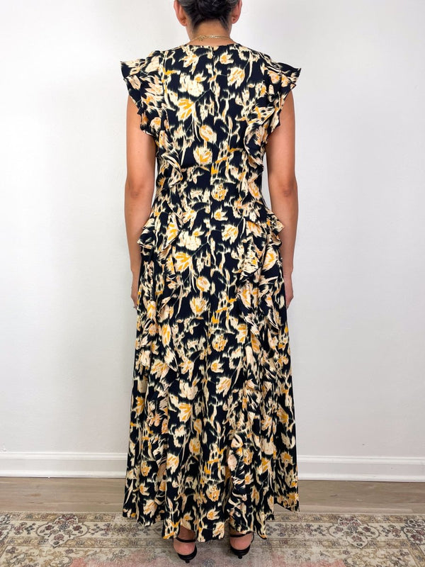 Flo Sleeveless Midi Dress in Tourmaline - The Shoe Hive