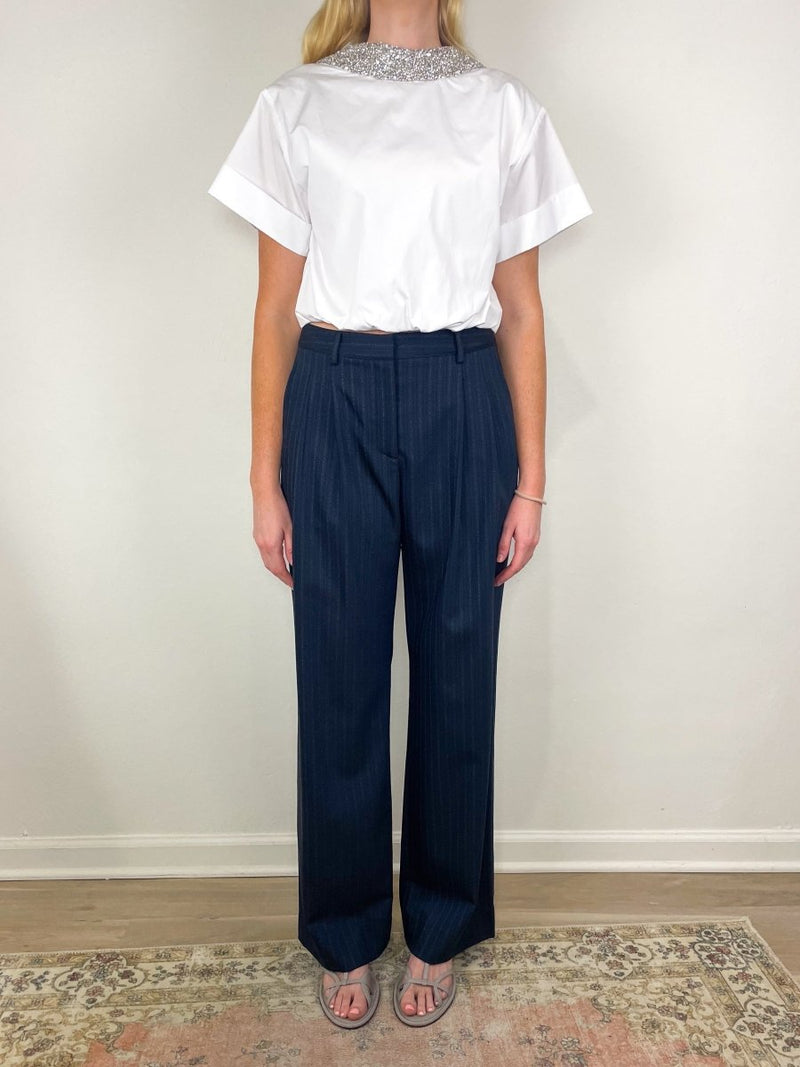 Forever and Always w/Crystal Collar in White - The Shoe Hive